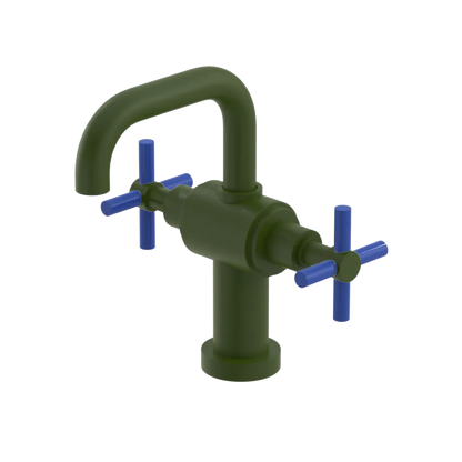 Rubinet Single Hole Dual Handle Lav. Set. (less drain) Green Envy