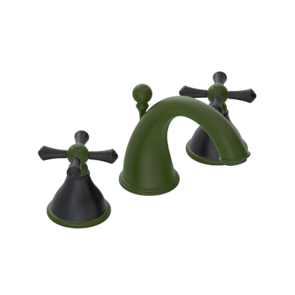 Rubinet Widespread Lav. Set. (less drain) Green Envy