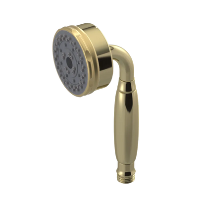Rubinet 3 Function Hand Held Shower Only Natural Brass