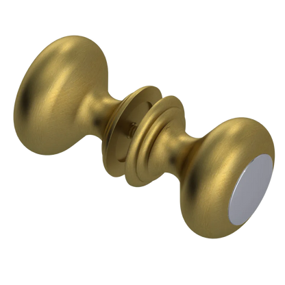 Rubinet Shower Door Knob (set) Antique Brass Matt