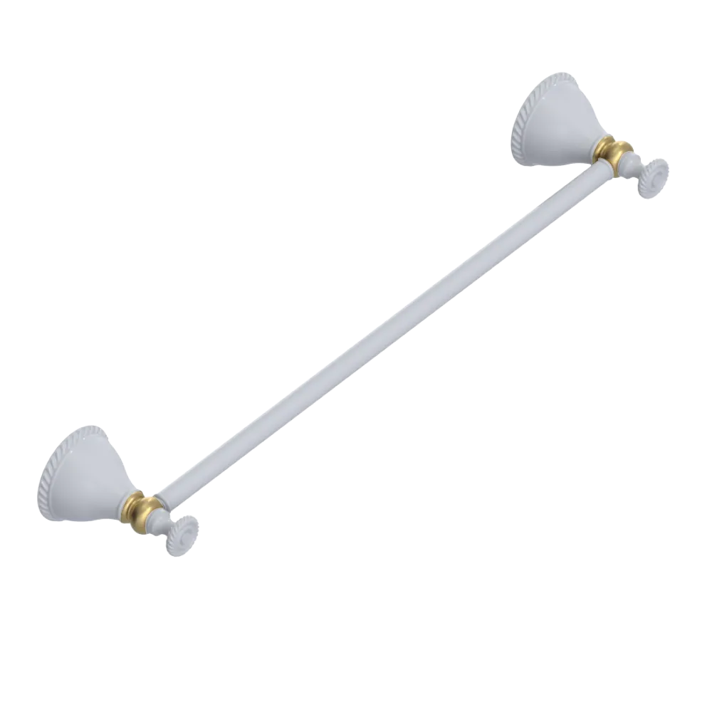 Rubinet Towel Bar 18" White