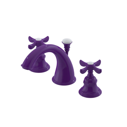 Rubinet Widespread Lav. Set. (less drain) Purple Haze