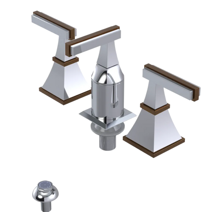 Rubinet Bidet Fitting with Spray, Diverter, and Vacum Breaker (Less Drain) Chrome