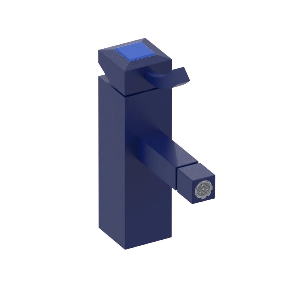 Rubinet Single Control Bidet Fitting (less drain) Midnight Blue