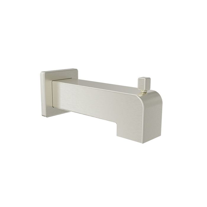 Baril Square 7" tub spout with diverter
