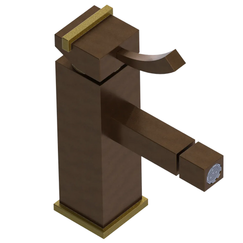 Rubinet Single Control Bidet Fitting (less drain) Tuscan Brass