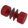 Rubinet Shower Door Knob (set) Maroon