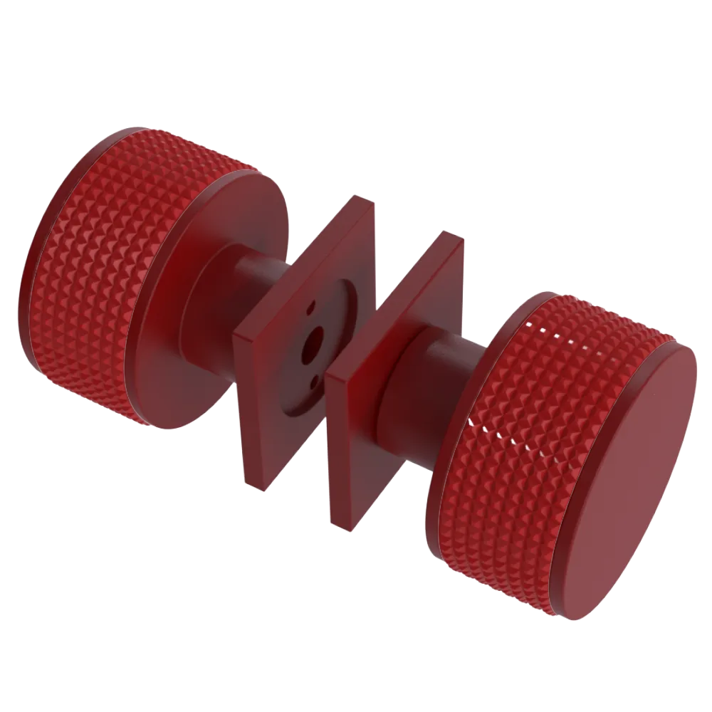 Rubinet Shower Door Knob (set) Maroon