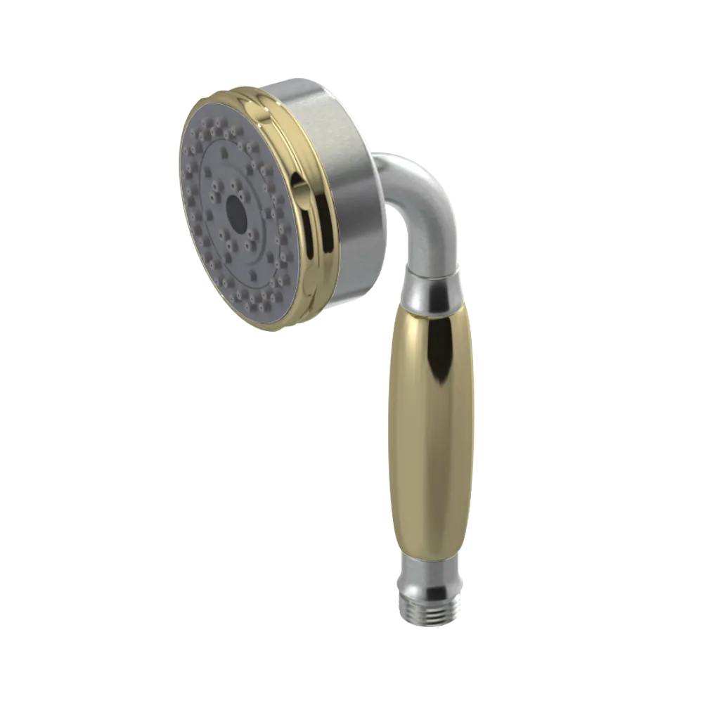 Rubinet 3 Function Hand Held Shower Only Satin Nickel