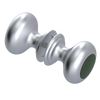 Rubinet Shower Door Knob (set) Satin Chrome
