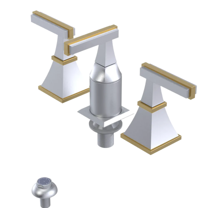 Rubinet Bidet Fitting with Spray, Diverter, and Vacum Breaker (Less Drain) Satin Chrome