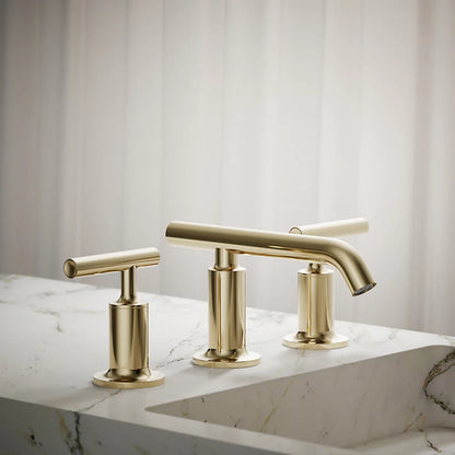 Purist® Widespread bathroom sink faucet with Lever handles, 1.2 gpm