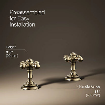 Artifacts® Cross bathroom sink faucet handles