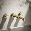 Occasion® Wall-mount bathroom sink faucet Knob handle trim, 1.2 gpm