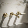 Purist® Wall-mount bathroom sink faucet trim with Lever handles, 1.2 gpm