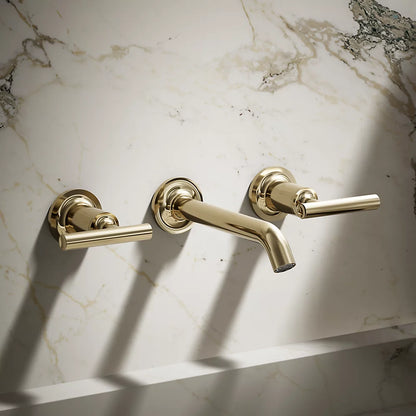 Purist® Wall-mount bathroom sink faucet trim with Lever handles, 1.2 gpm