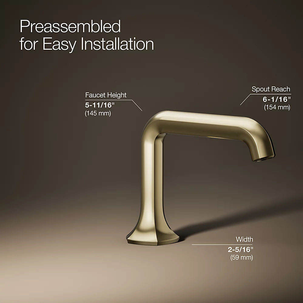 Occasion® Bathroom sink faucet spout with Straight design, 1.2 gpm
