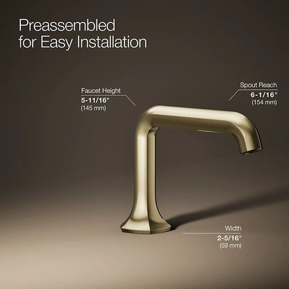 Occasion® Bathroom sink faucet spout with Straight design, 1.2 gpm