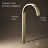 Components® Bathroom sink faucet spout with Ribbon design, 1.2 gpm