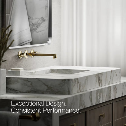 Components® Wall-mount bathroom sink faucet spout with Row design, 1.2 gpm