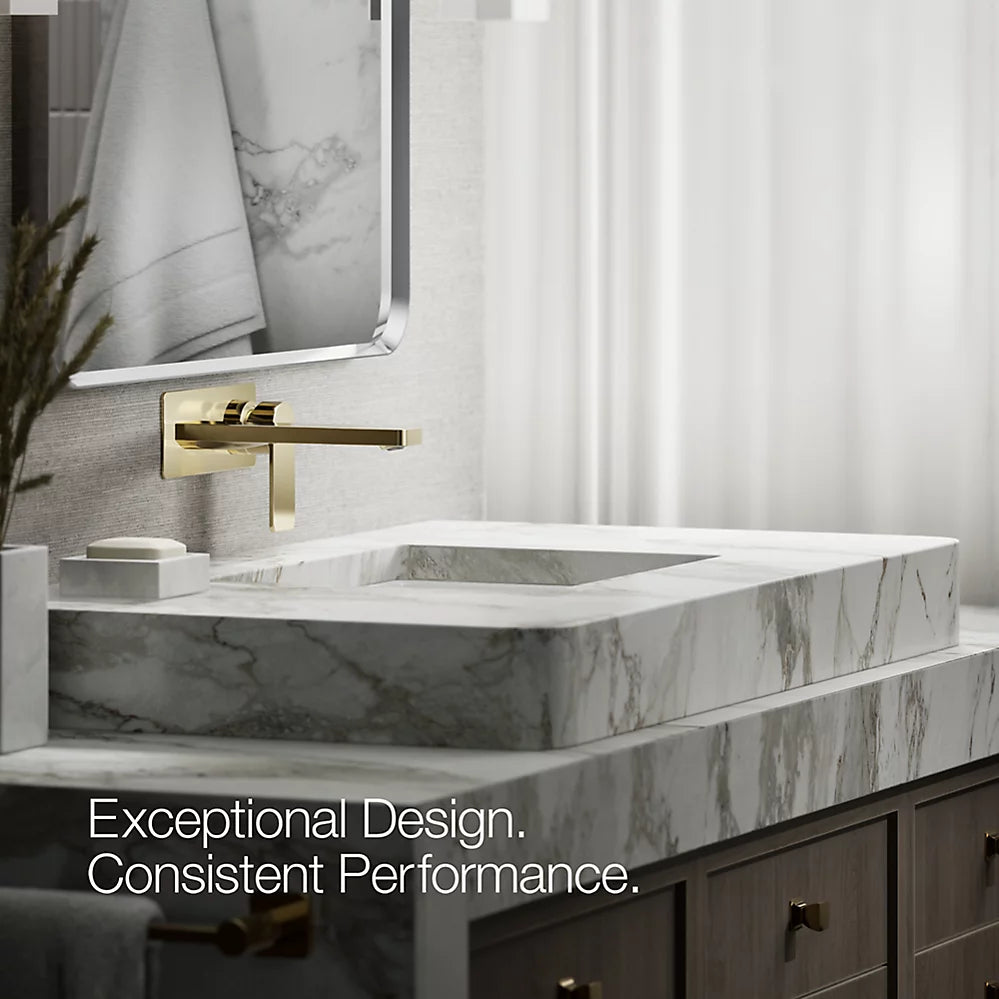 Parallel® Wall-mount single-handle bathroom sink faucet, 1.2 gpm