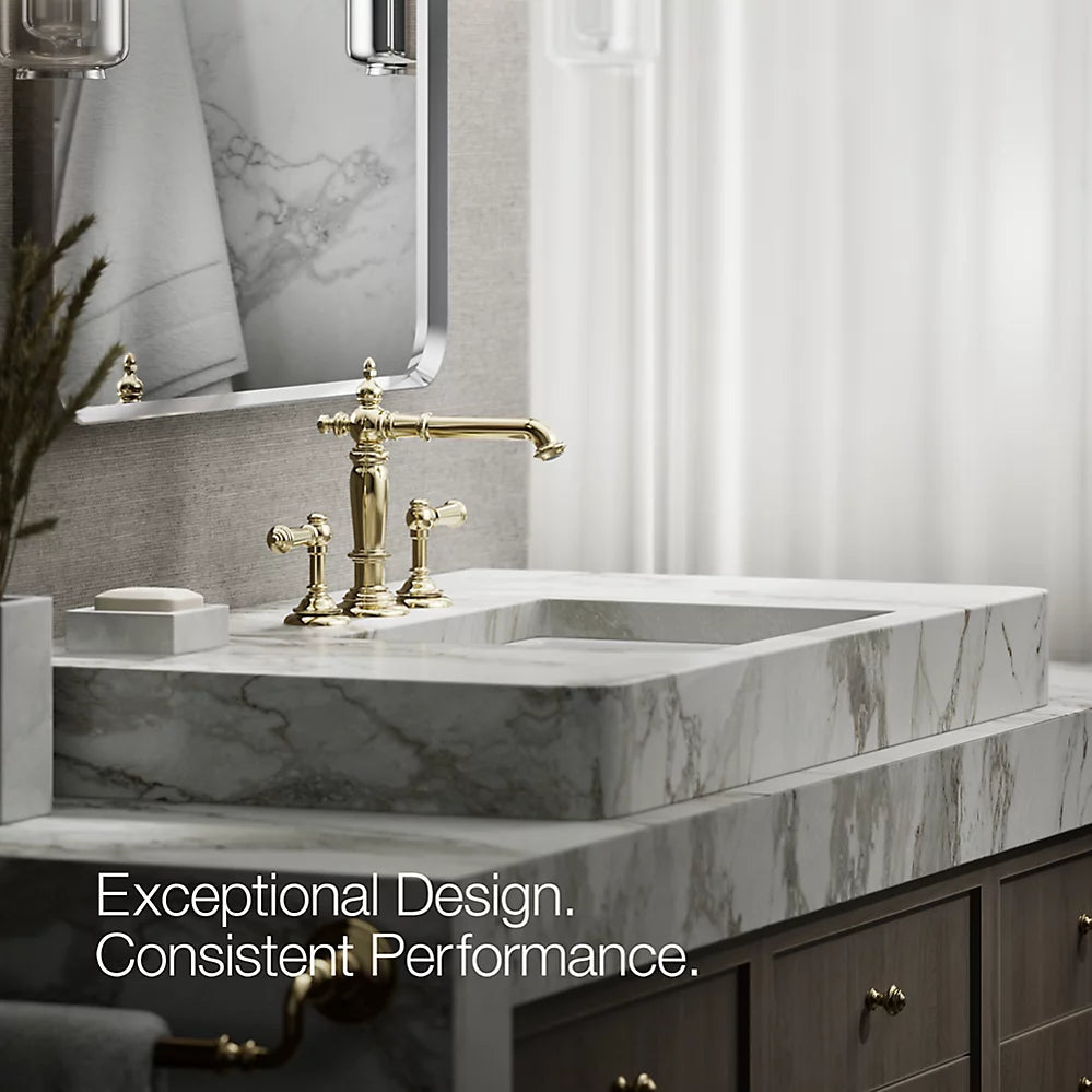 Artifacts® Bathroom sink faucet spout with Column design, 1.2 gpm