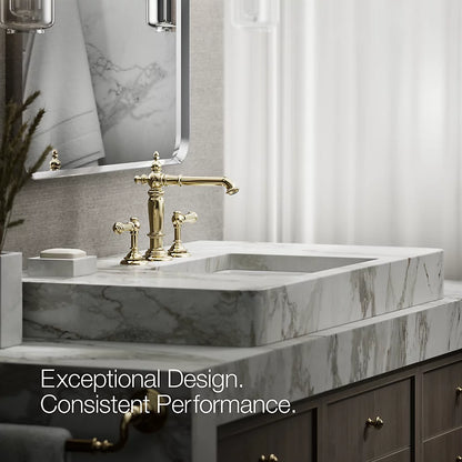 Artifacts® Bathroom sink faucet spout with Column design, 1.2 gpm