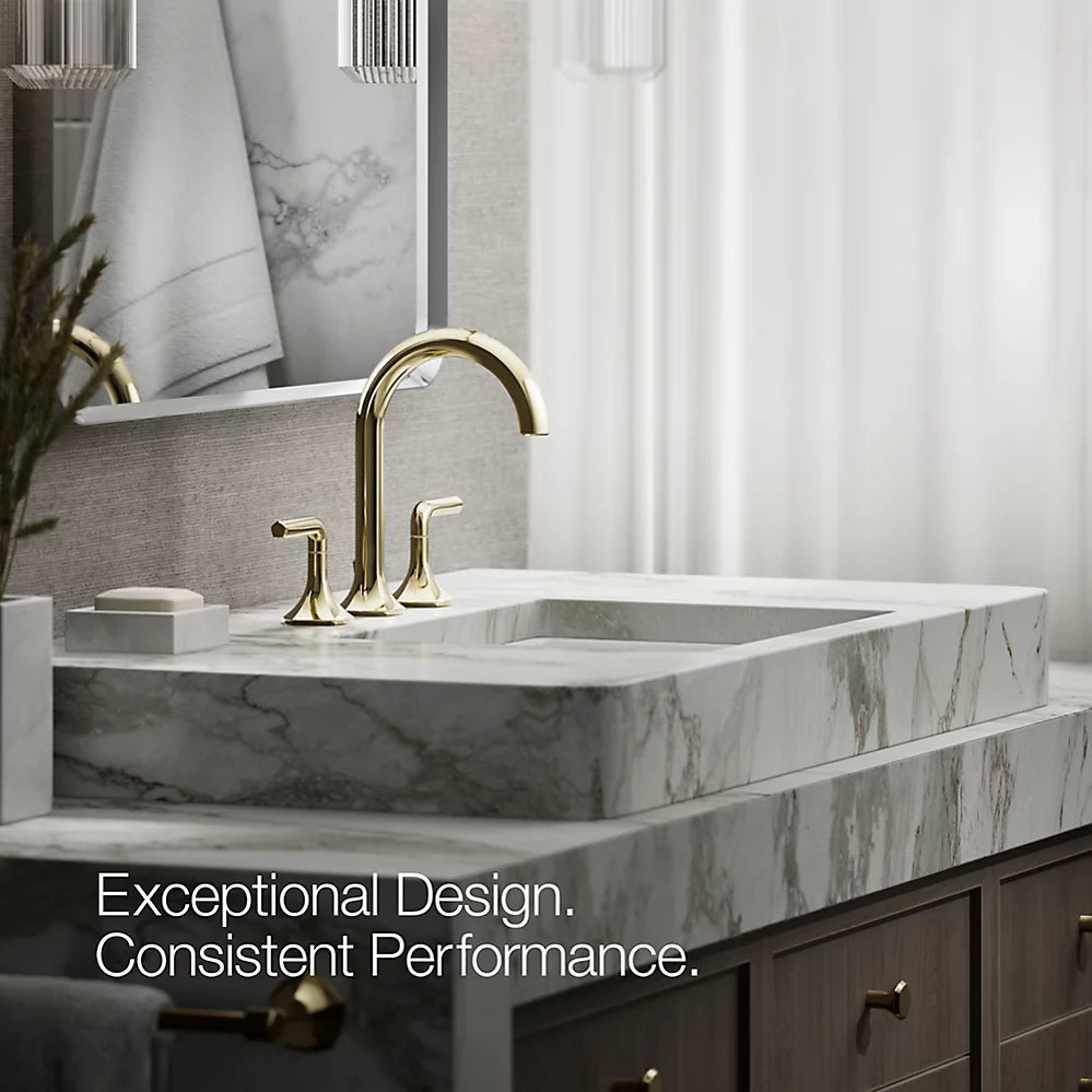 Occasion® Bathroom sink faucet spout with Cane design, 0.5 gpm