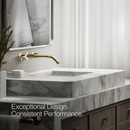 Components® Wall-mount bathroom sink faucet Lever handle trim