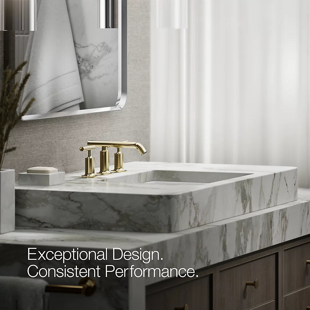Purist® Widespread bathroom sink faucet with Lever handles, 1.2 gpm