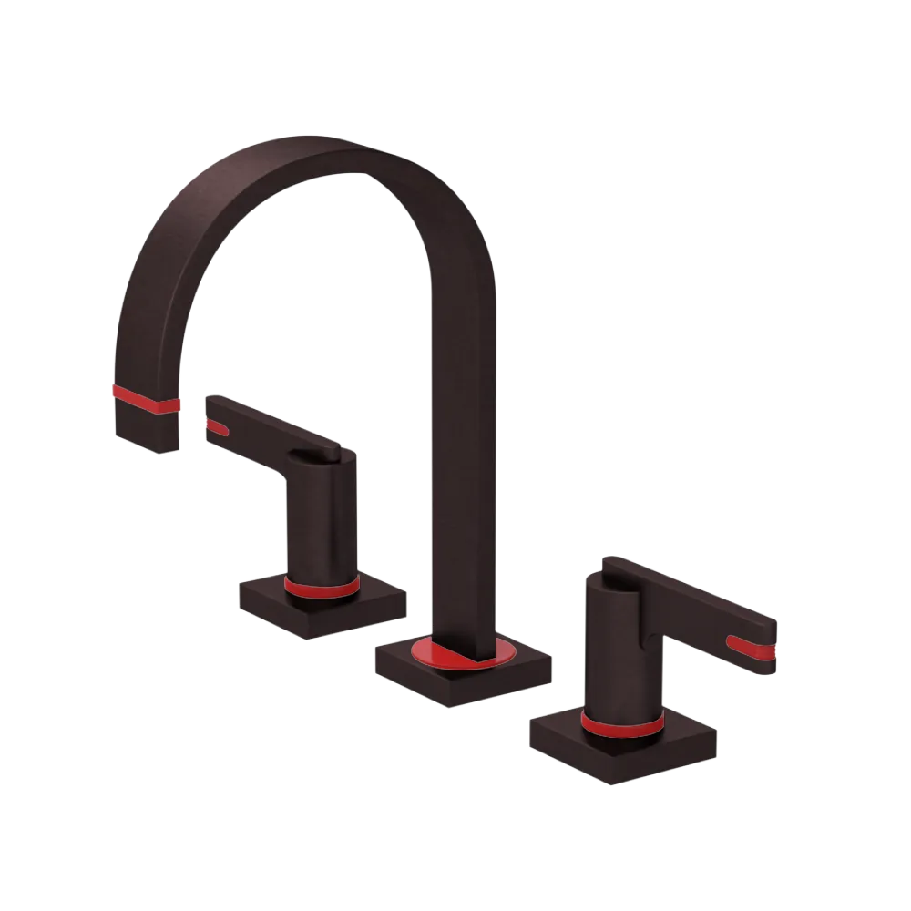 Rubinet Widespread Lav. Set. (less drain) Oil Rubbed Bronze