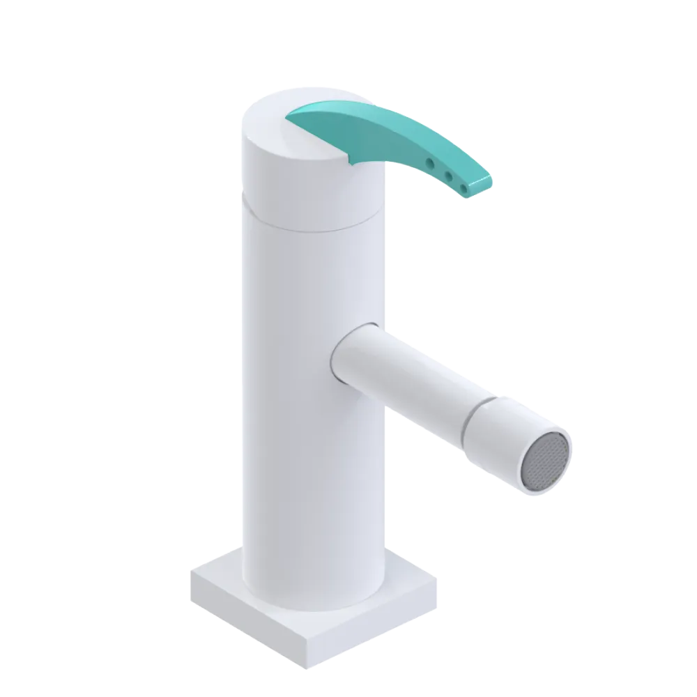Rubinet Single Control Bidet Fitting (less drain) White