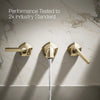 Occasion® Wall-mount bathroom sink faucet Lever handle trim, 1.2 gpm