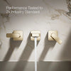 Parallel® Wall-mount bathroom sink faucet trim, 1.2 gpm