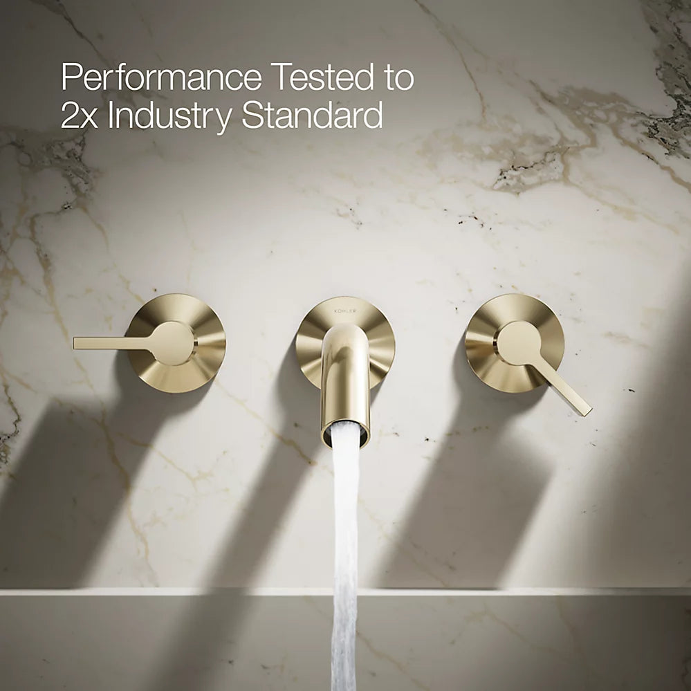 Components® Wall-mount bathroom sink faucet spout with Tube design, 1.2 gpm