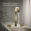 Components® Bathroom sink faucet spout with Ribbon design, 1.2 gpm