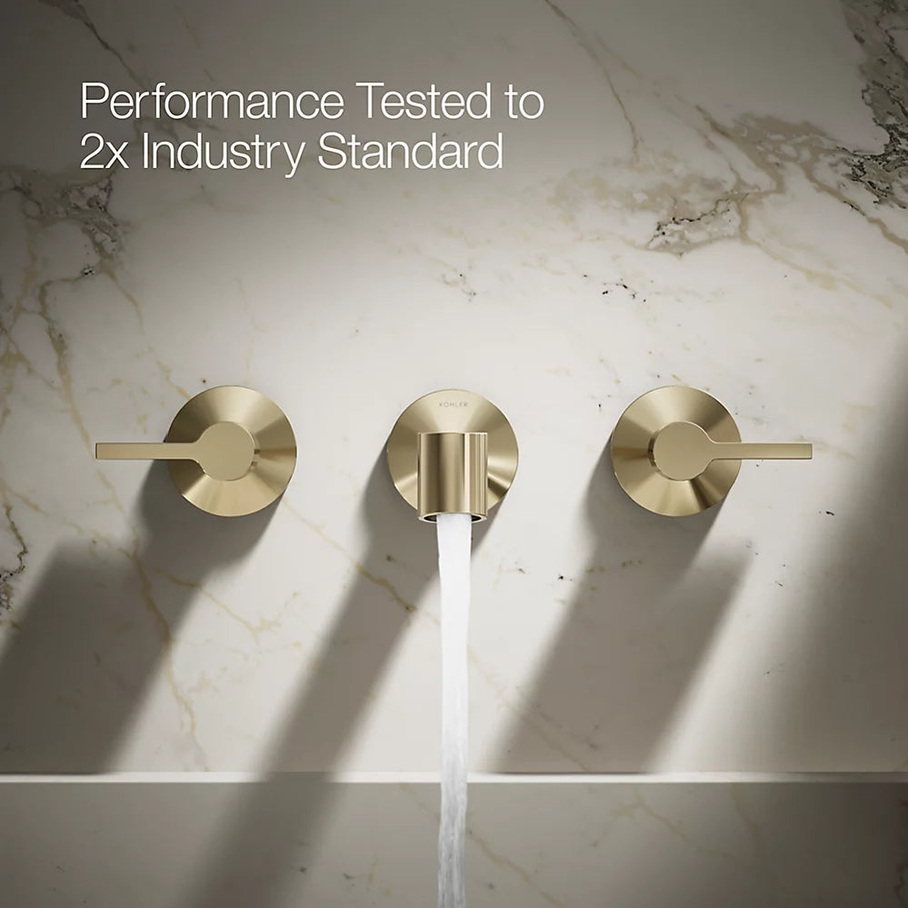 Components® Wall-mount bathroom sink faucet spout with Row design, 1.2 gpm