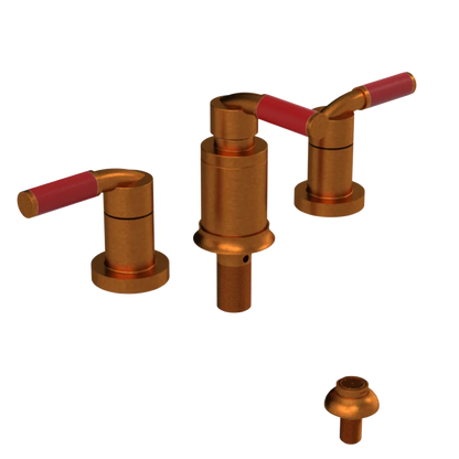 Rubinet Bidet Fitting with Spray, Diverter, and Vacuum Breaker (less drain) Antique Copper Matt