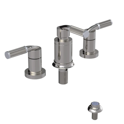 Rubinet Bidet Fitting with Spray, Diverter, and Vacum Breaker (Less Drain) Polished Nickel