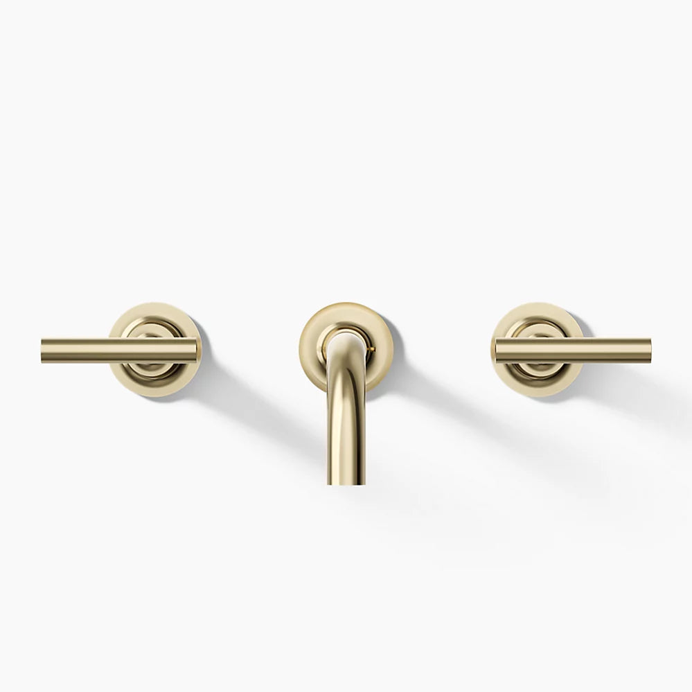 Purist® Wall-mount bathroom sink faucet trim with Lever handles, 1.2 gpm