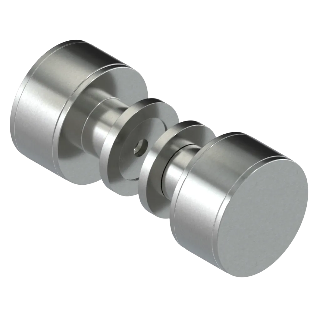 Rubinet Shower Door Knob (set) Satin Nickel