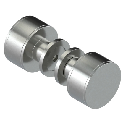 Rubinet Shower Door Knob (set) Satin Nickel