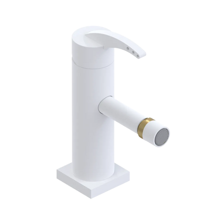 Rubinet Single Control Bidet Fitting (less drain) Matt White