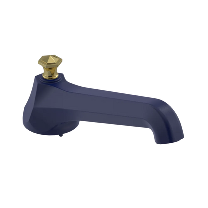 Rubinet Tub Filler Spout Deck Mount Midnight Blue