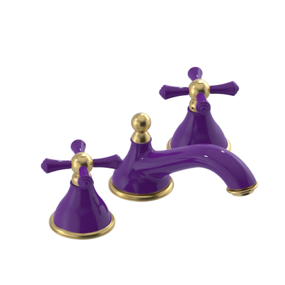 Rubinet Widespread Lav. Set. (less drain) Purple Haze