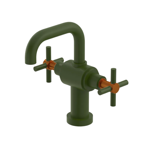 Rubinet Single Hole Dual Handle Lav. Set. (less drain) Green Envy
