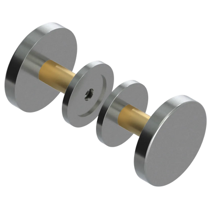 Rubinet Shower Door Knob (set) Satin Nickel