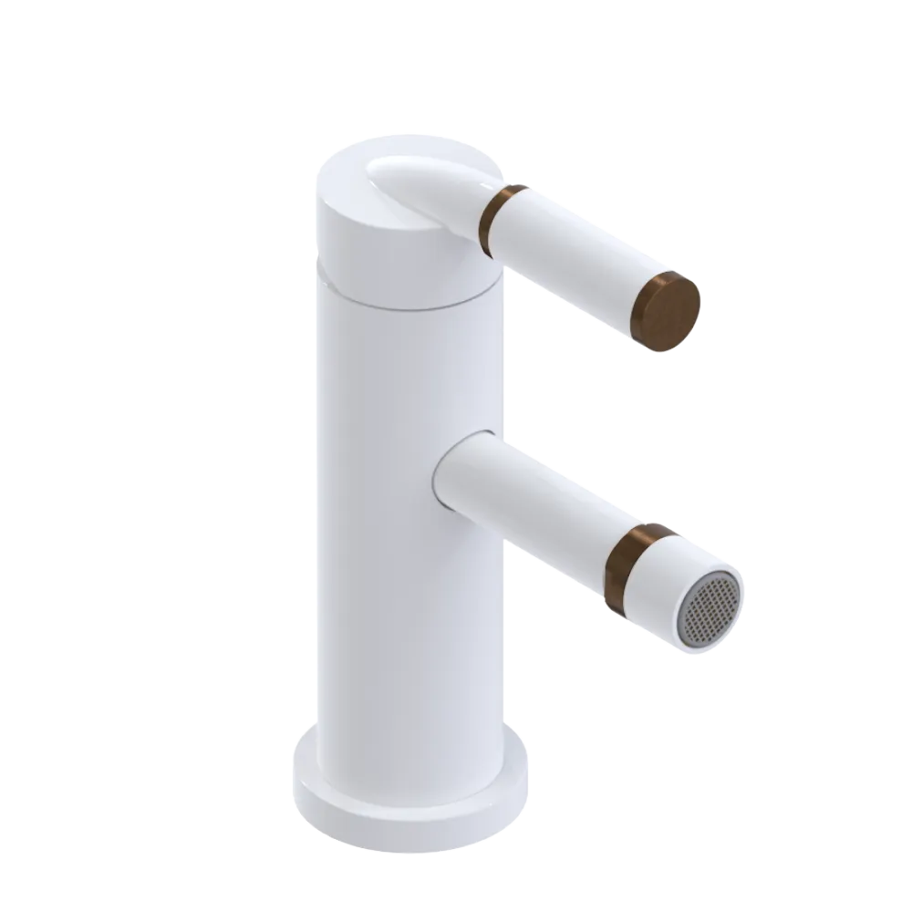 Rubinet Single Control Bidet Fitting (less drain) White