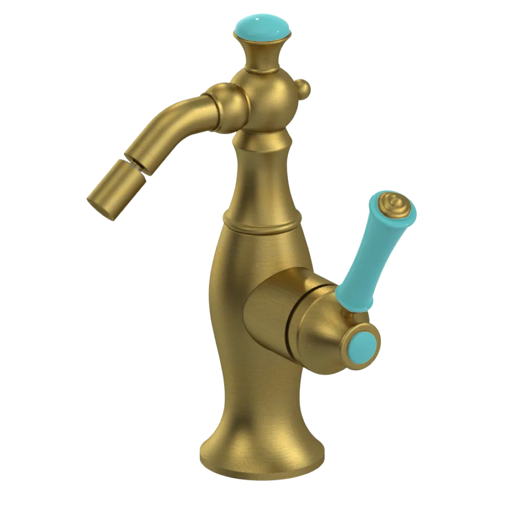 Rubinet Single Control Bidet Fitting (less drain) Antique Brass Matt