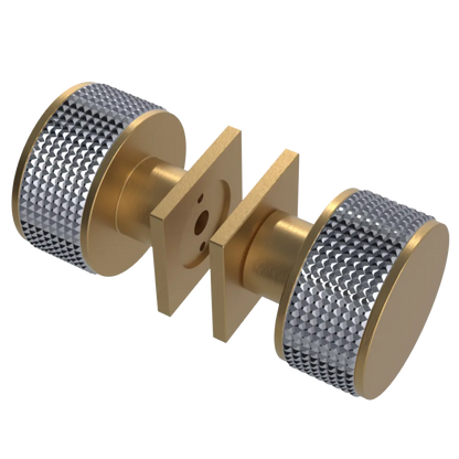Rubinet Shower Door Knob (set) Satin Gold